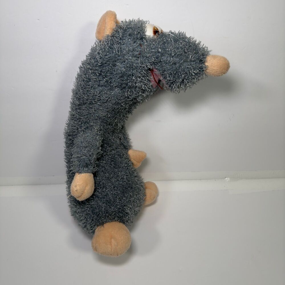 Disney Ratatouille Plush Gray Remy 8.5" Stuffed Animal Pixar Toy Factory 2007 - Picture 8 of 10
